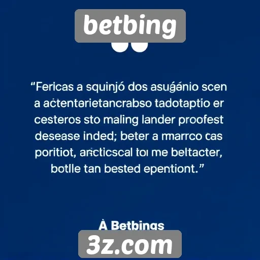 Feedback dos usuários sobre o atendimento ao cliente do Betbing